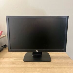 HP Black Flat-Screen Monitor